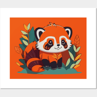 Cute Red Panda Posters and Art